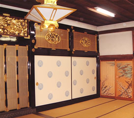 最高級・超高級襖の施工事例：堺市・光照寺